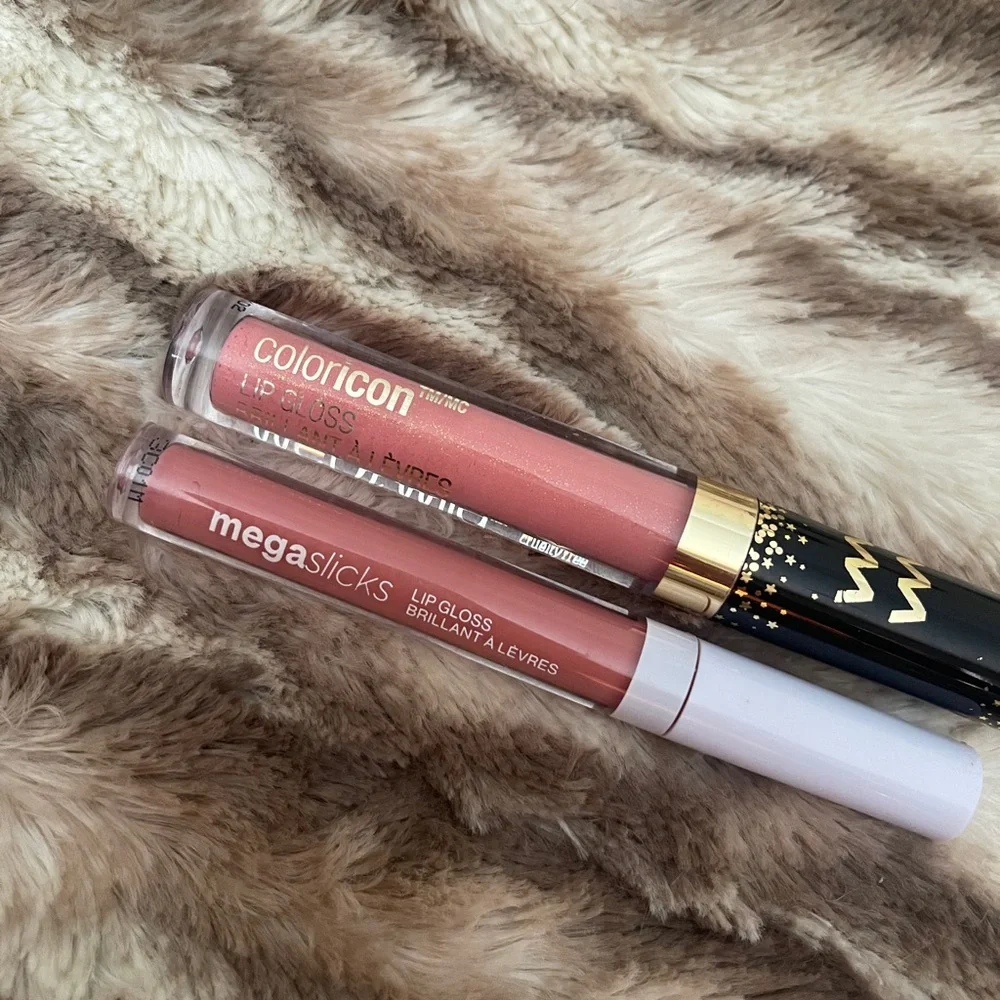 Wet 'n Wild Mega Slicks Lip Gloss & Color Icon Lipgloss Bundle Lot